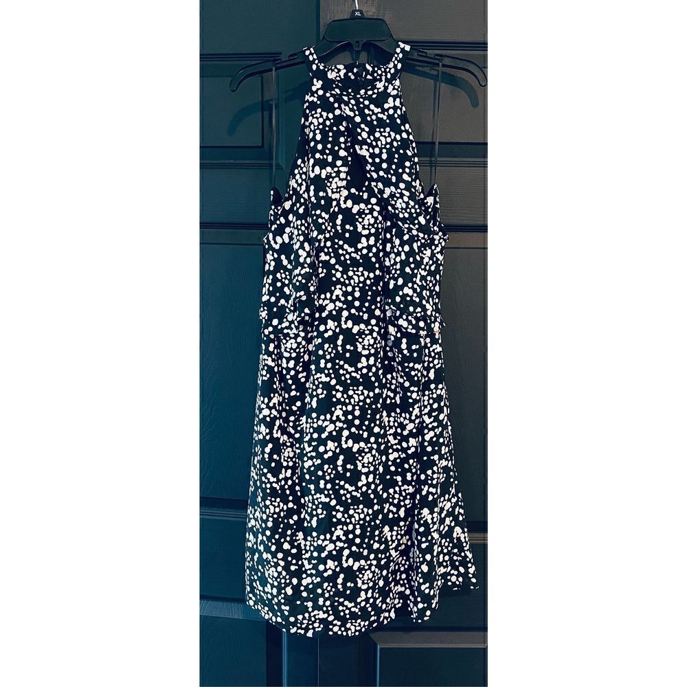 Amazon Brand - Truth & Fable Women's Mini Chiffon A-Line Dress  Cold Shoulder